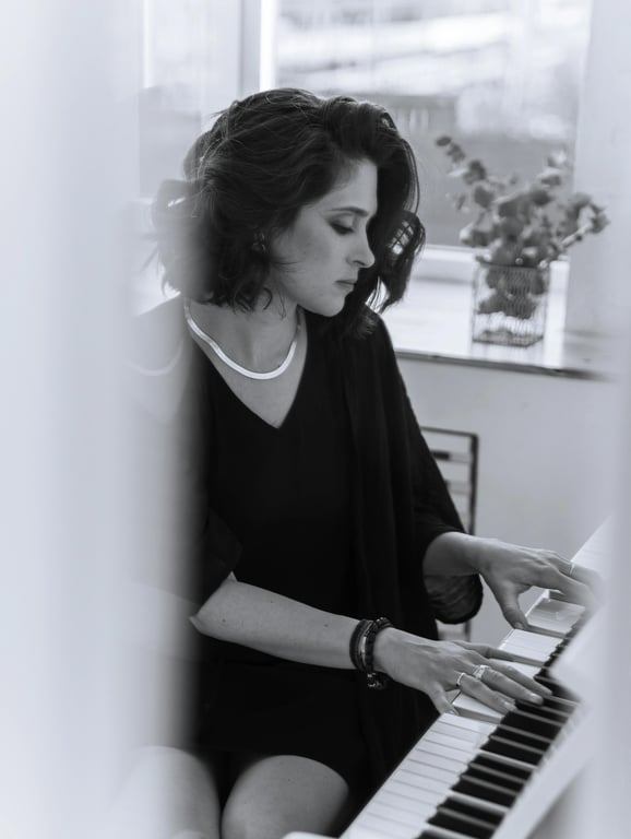 80s Party Outfits filter before photo - natural portrait in simple casual clothing with clean background