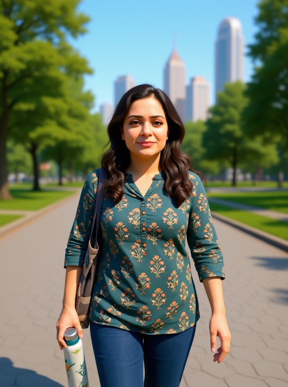 Transform this outdoor candid ...