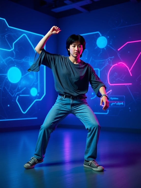 Transform this static portrait...