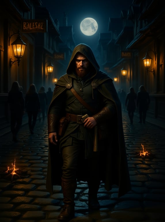 Transform this nighttime stree...