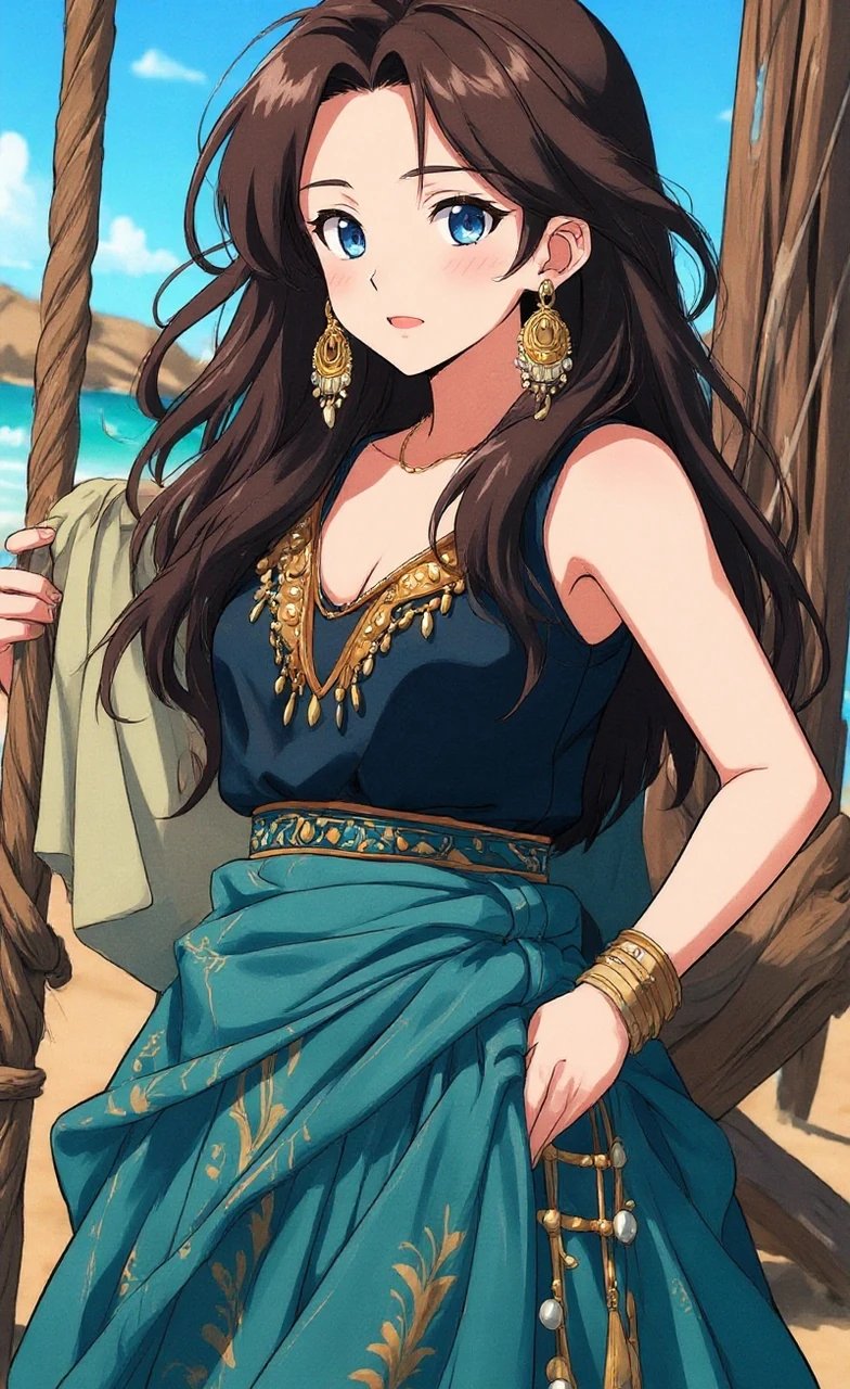 AI cartoon to realistic filter before photo - casual animated portrait before realistic conversion