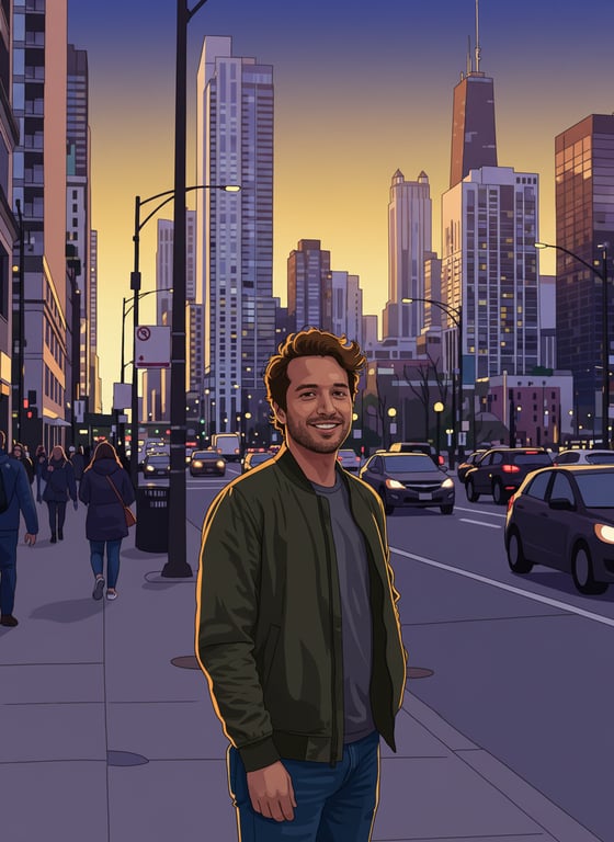 Convert this street portrait i...
