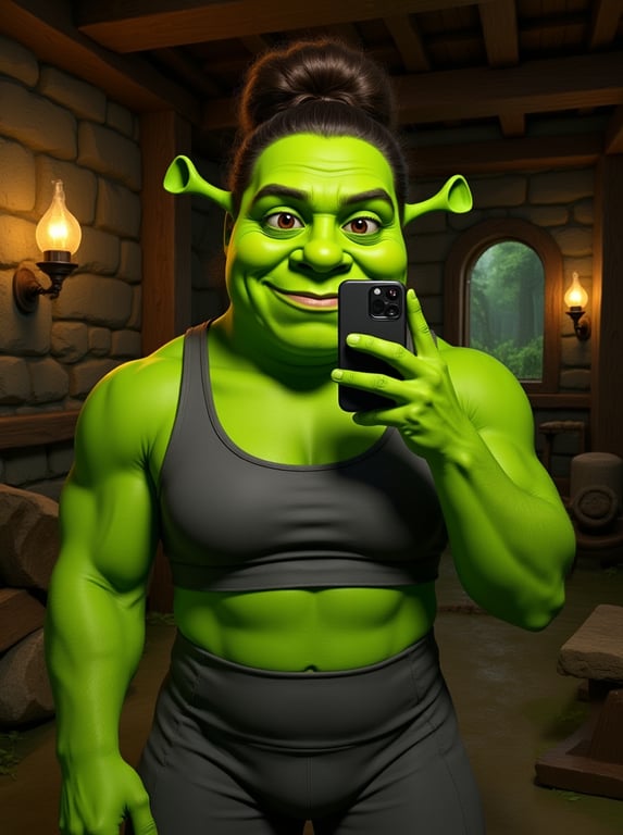 Turn this gym mirror selfie in...