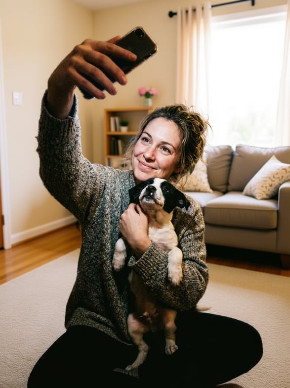 Convert this dark, noisy livin...