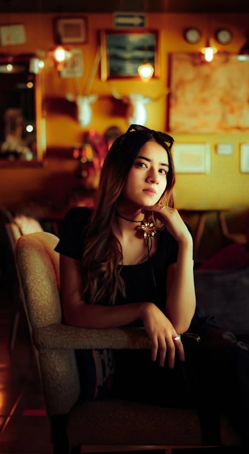 Vogue Cover filter before photo - neutral portrait before edit