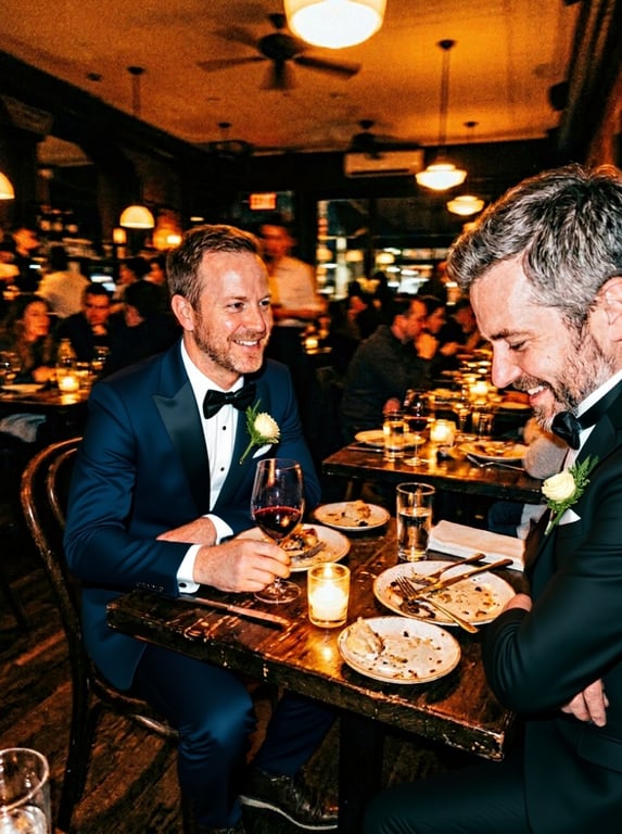 Turn this dark, grainy restaur...