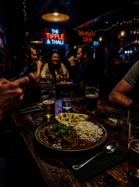 Elevate this dim bar restauran...