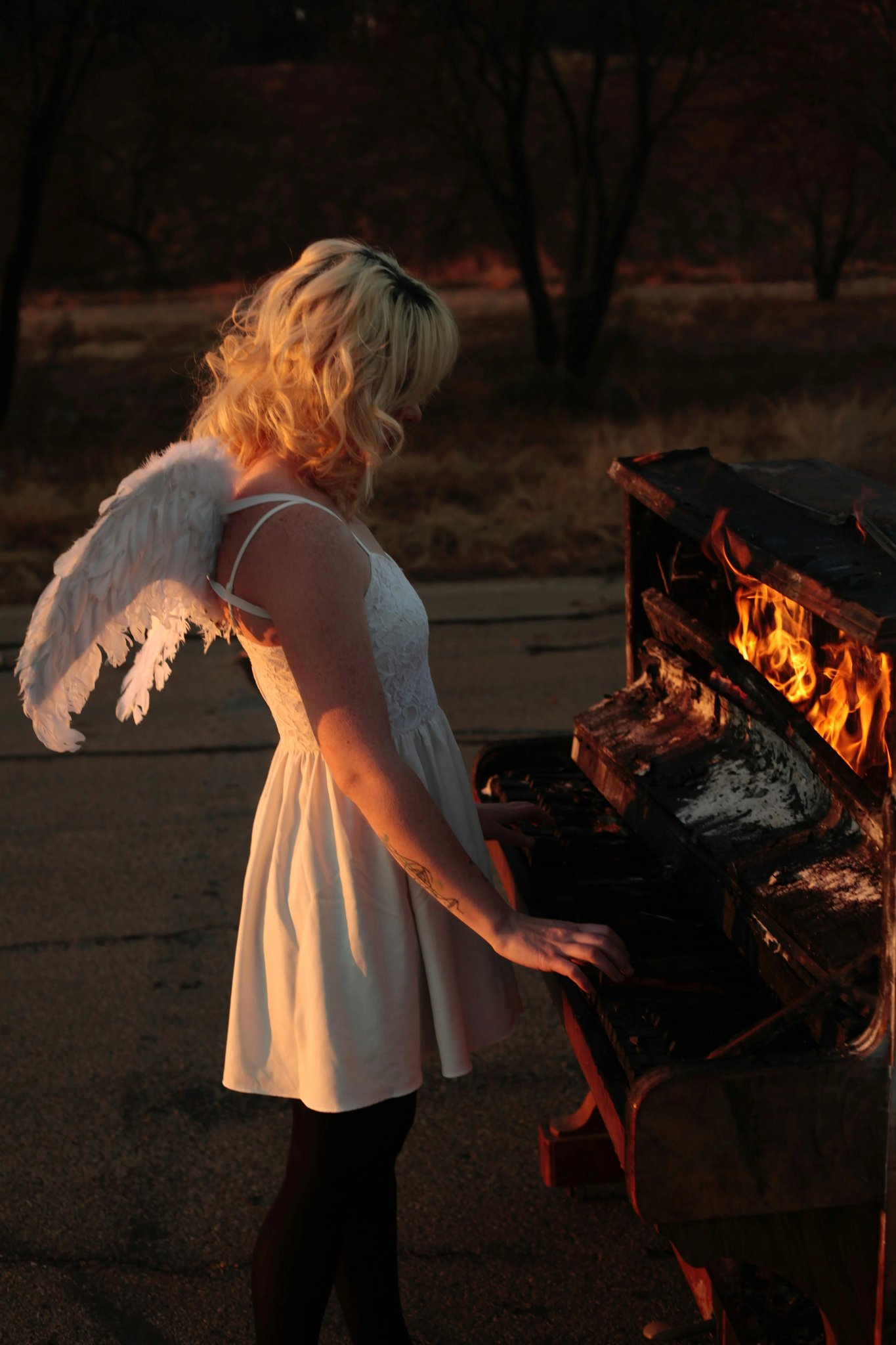 AI angel filter user case - creative portrait editing for fantasy and aesthetic projects