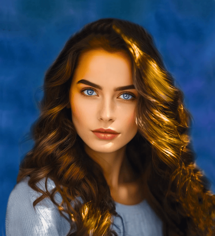 AI fantasy art filter before photo - influencer photo before mystical style filter