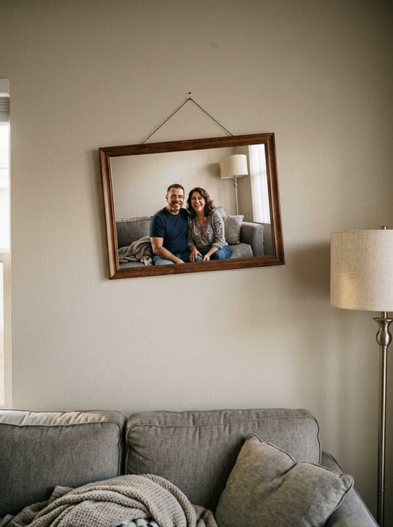 Insert the couple’s existing p...