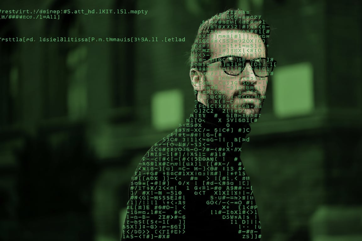 A retro game sprite (like a spaceship or pixel character) recreated authentically in blocky ASCII art, using characters like [ ], [X], and [O].