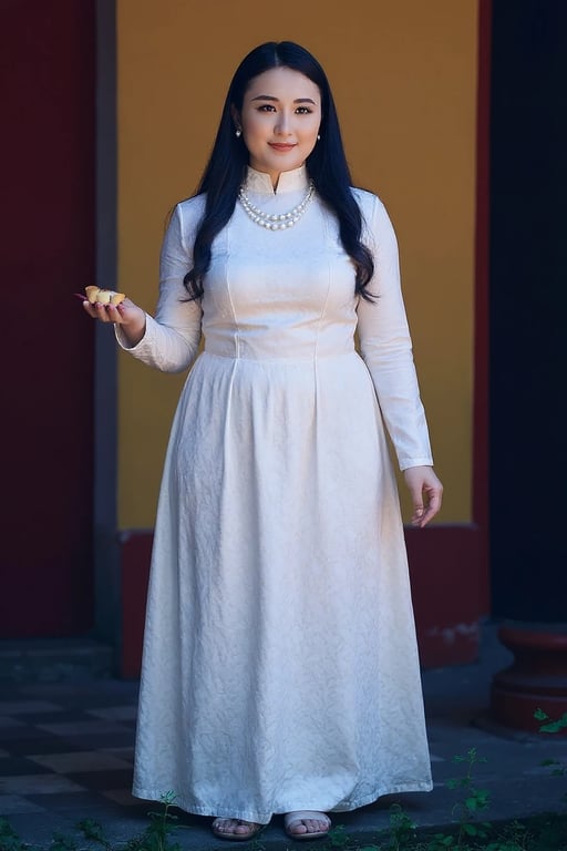 AI height increase filter before photo - influencer photo before height enhancement applied