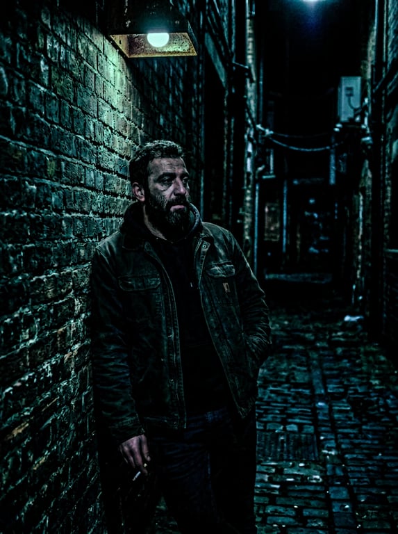 Apply a cinematic night-time c...