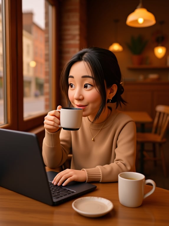 Transform this casual café sna...