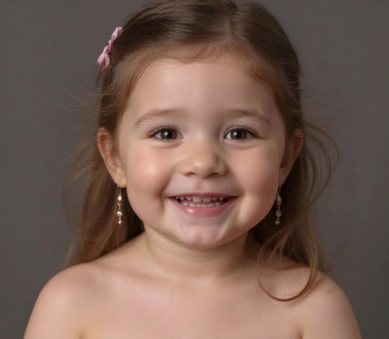 AI baby filter after transformation - baby face woman portrait