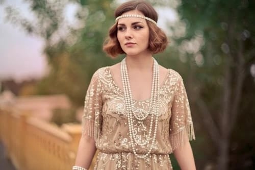 Fashion 20s Style user case - suitable for vintage fashion posts and social media content