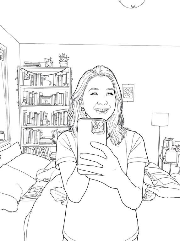 Convert the entire selfie into...