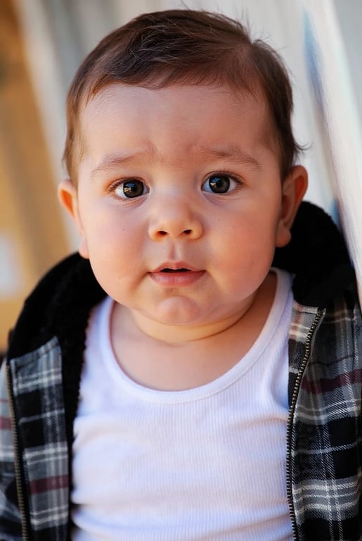 AI age regression filter after transformation - casual portrait transformed into younger version