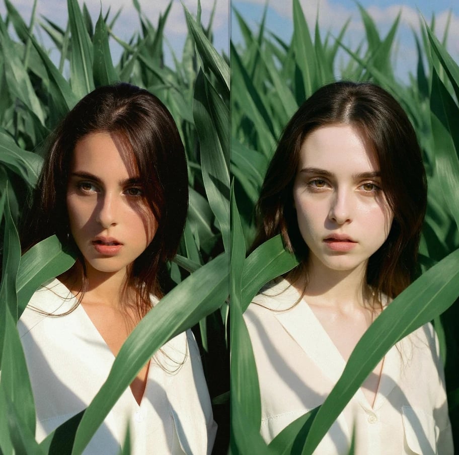 AI skin color changer online free - adjust and change skin tone naturally with Kaze AI