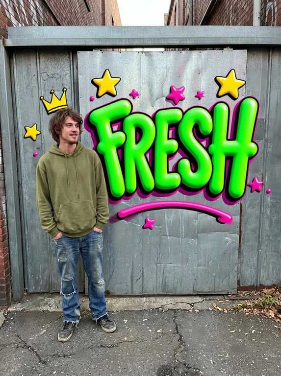 Transform the existing graffit...