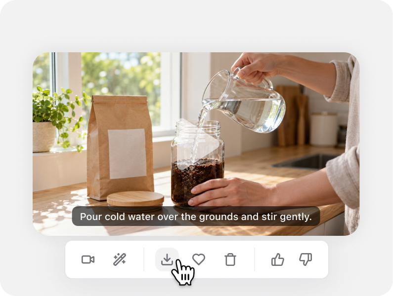 Generate and export your tutorial video