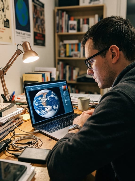 Transform the flat, gradient s...