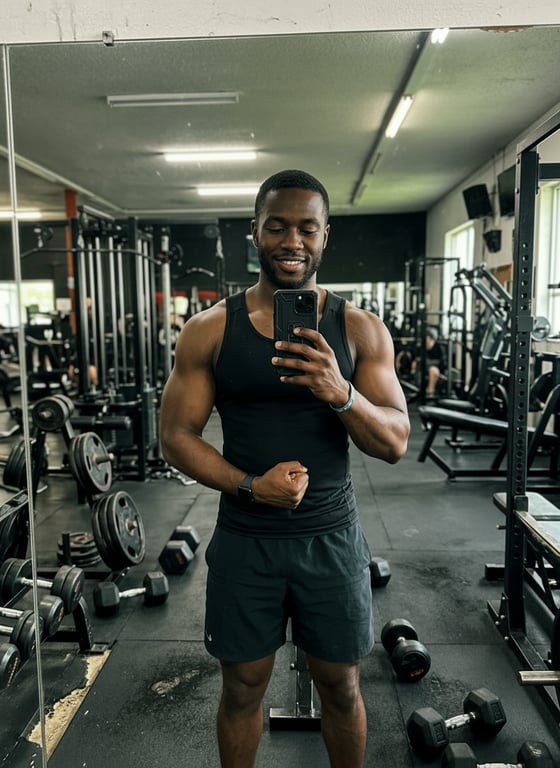 Turn this gym mirror selfie in...