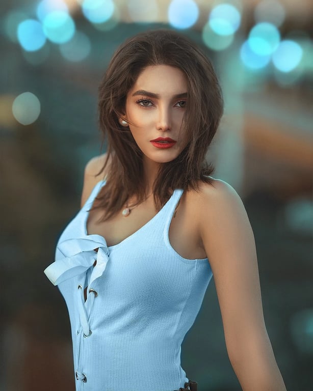 AI music festival outfits filter before photo - outdoor photo before festival outfit simulation