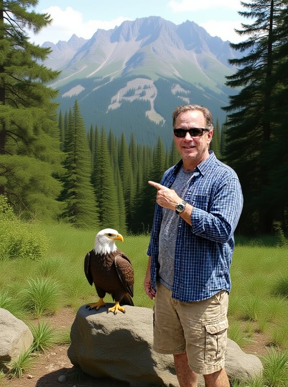 Transform this busy wildlife p...