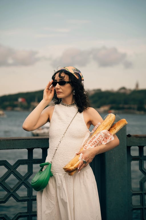 ai action figure generator before: a woman holding bread