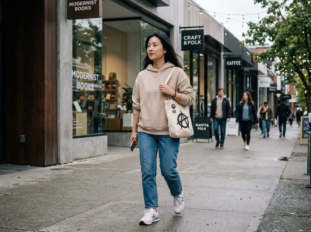 Convert this casual streetwear...