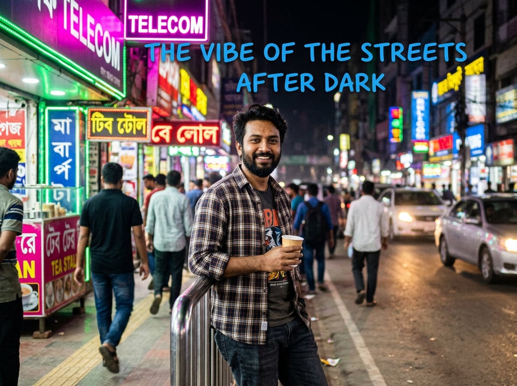 Keep the man, neon signs, and ...