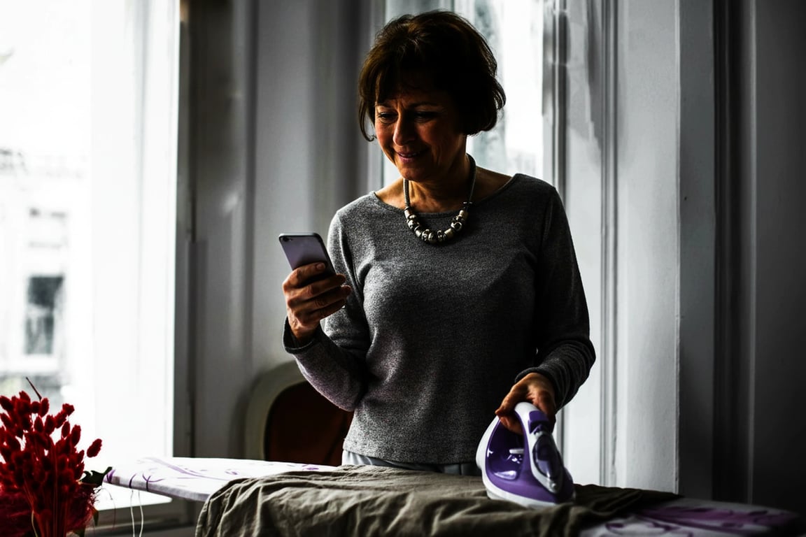 a portrait of a woman, bold color contrast, saturated colors, crushed blacks, vibrant highlights, dynamic composition.