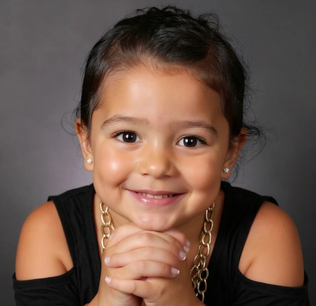 AI age progression filter before photo - casual portrait before age change effect