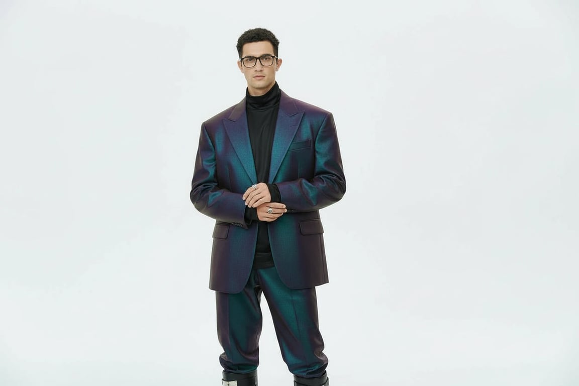 Fashion Week Outfits filter after transformation - portrait styled as designer showcase fashion week look