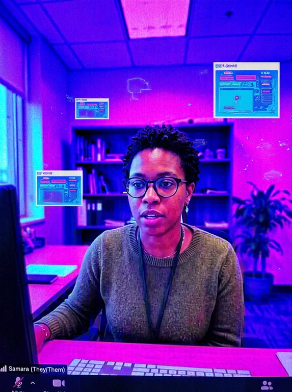 Transform this webcam snapshot...