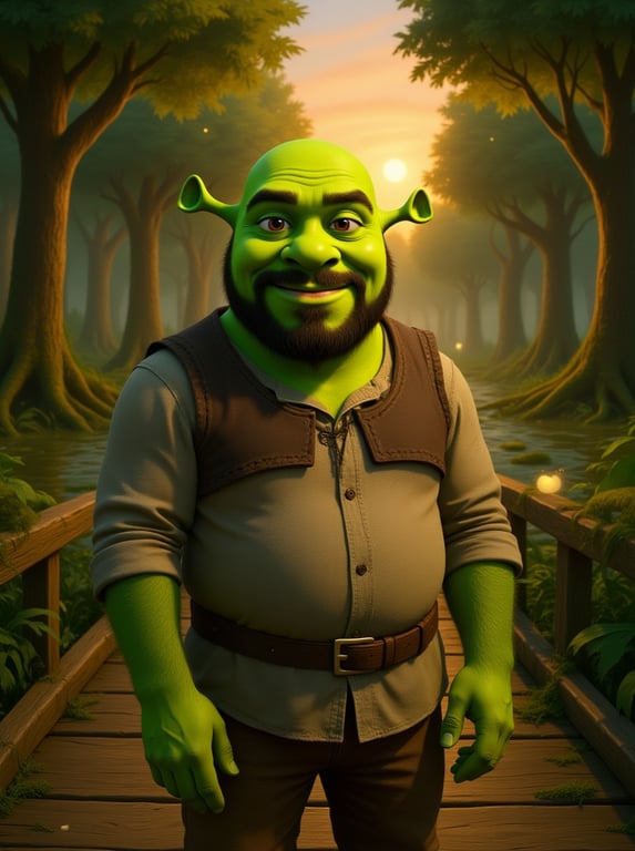 Transform this outdoor street ...