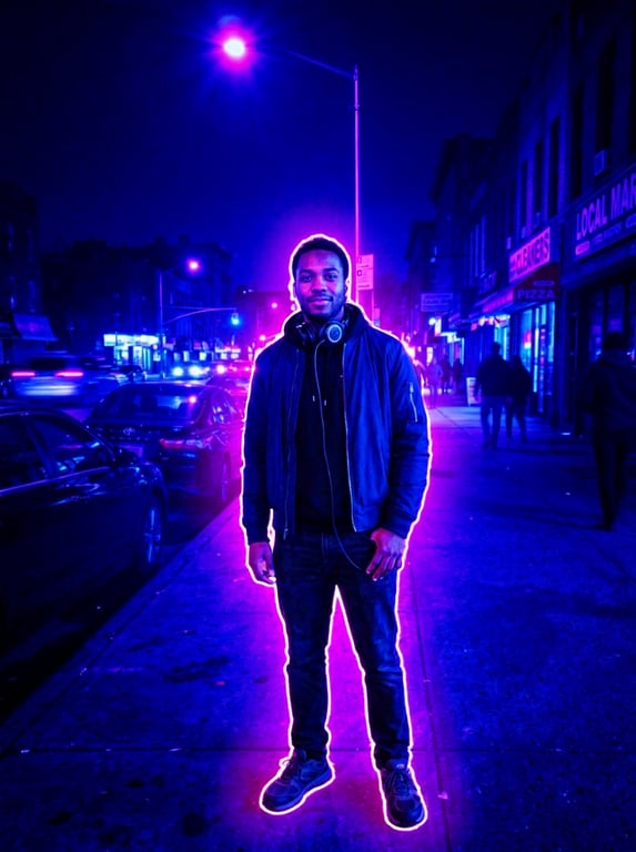 Transform this night street po...