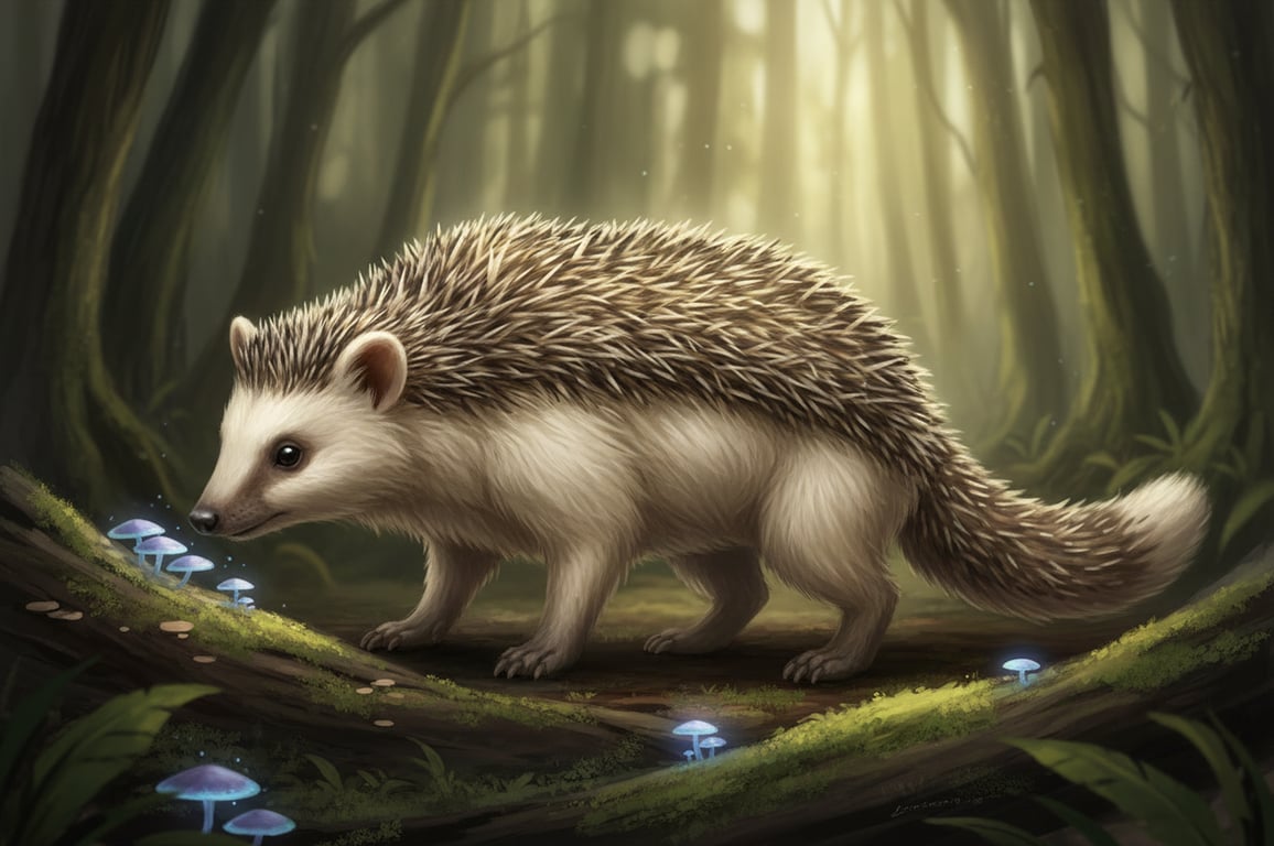 a natural-looking animal hybrid concept inspired by wildlife illustration, emphasizing organic structure, biological plausibility, and smooth visual transitions