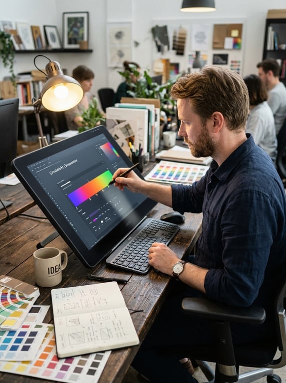 Leave the studio environment, ...