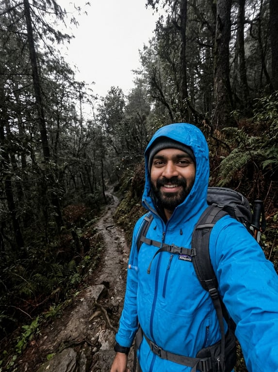 Convert this casual hiking sel...