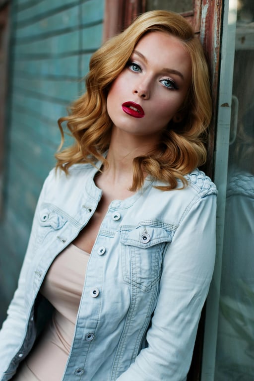 a portrait of a person styled with silver hair that appears natural, dimensional, and cleanly blended
