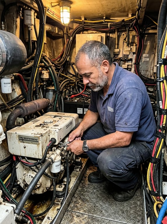 Keep the existing yacht engine...