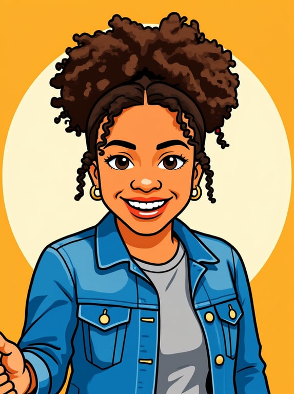 Convert this outdoor selfie in...