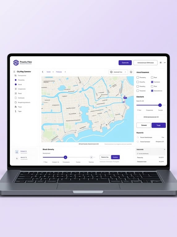 Isolate the hand‑drawn city ma...