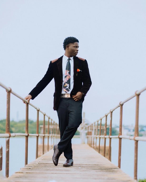 a portrait of a person stylized in a DC comic book illustration look featuring sharp facial structure, powerful proportions, dramatic ink shading, and controlled color blocking