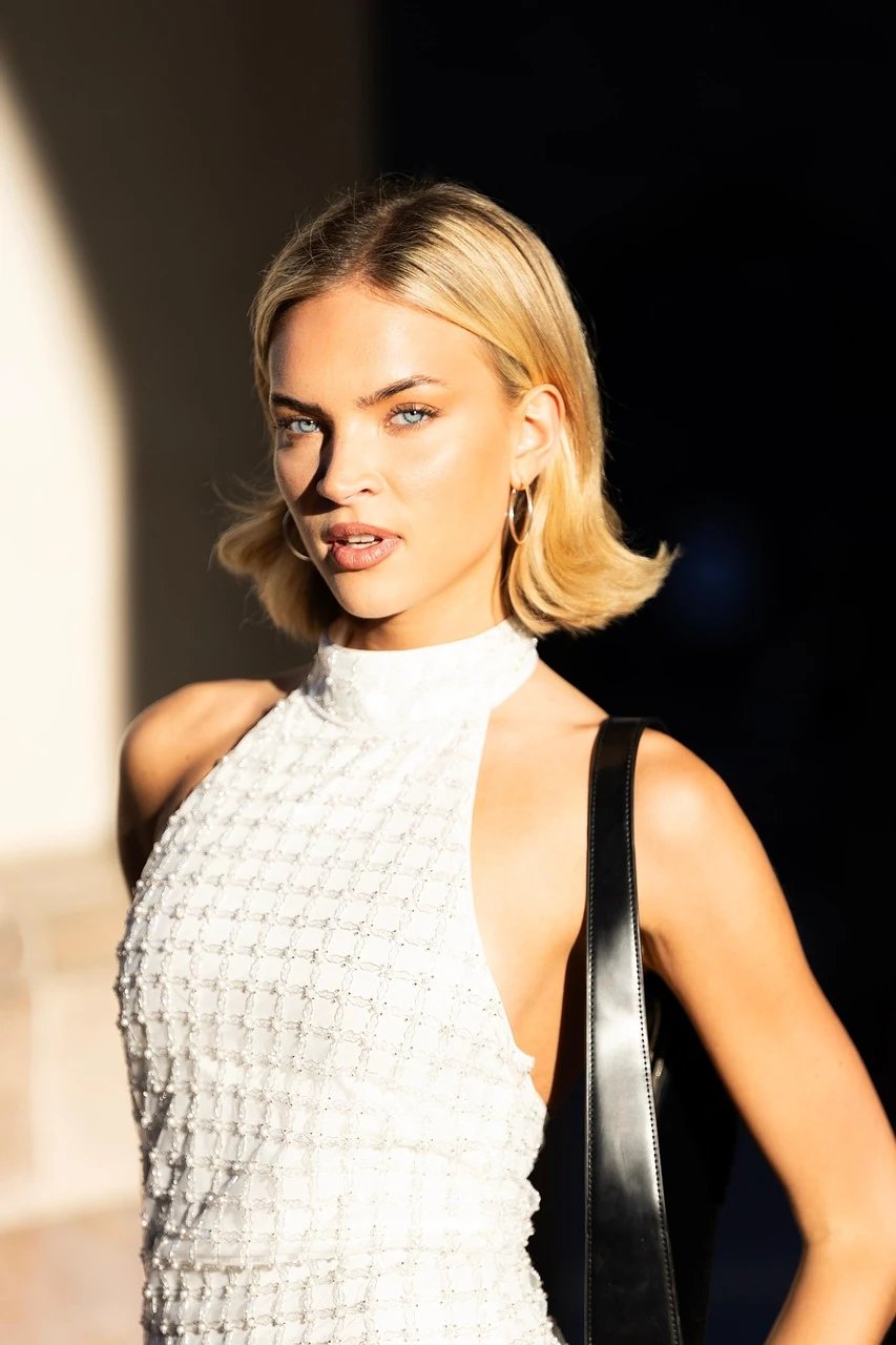 A close-up selfie or portrait with sharp details.