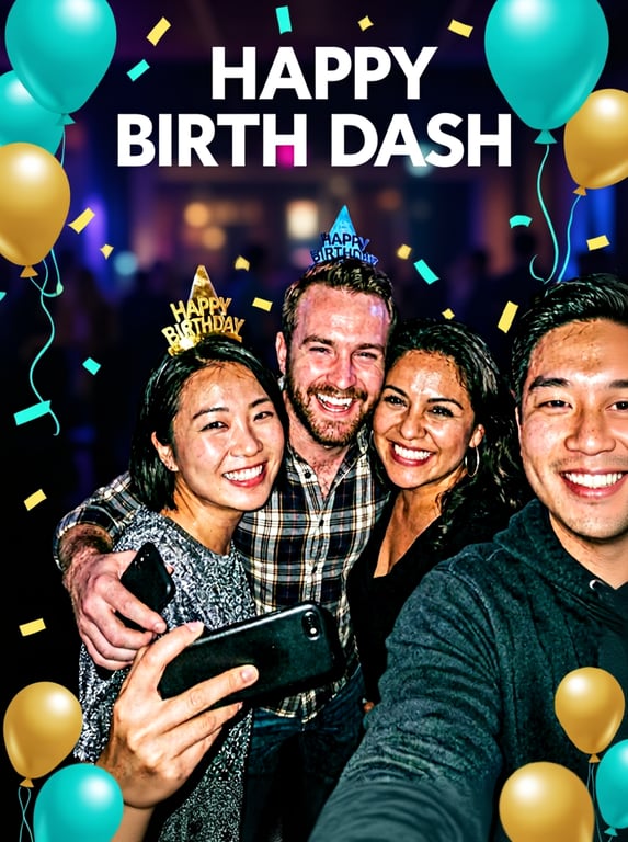 Convert this casual bar selfie...