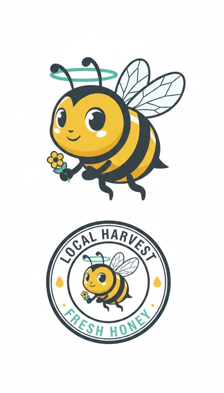 Update the blocky bee mascot o...