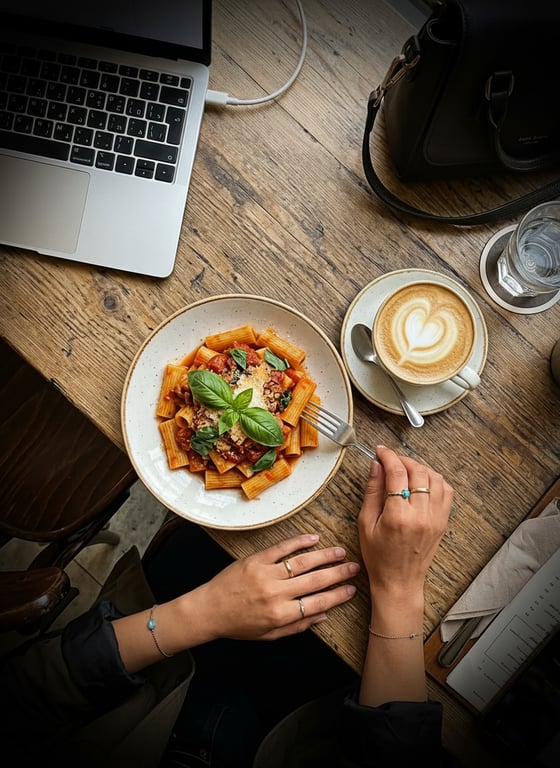 Add a soft, round dark vignett...